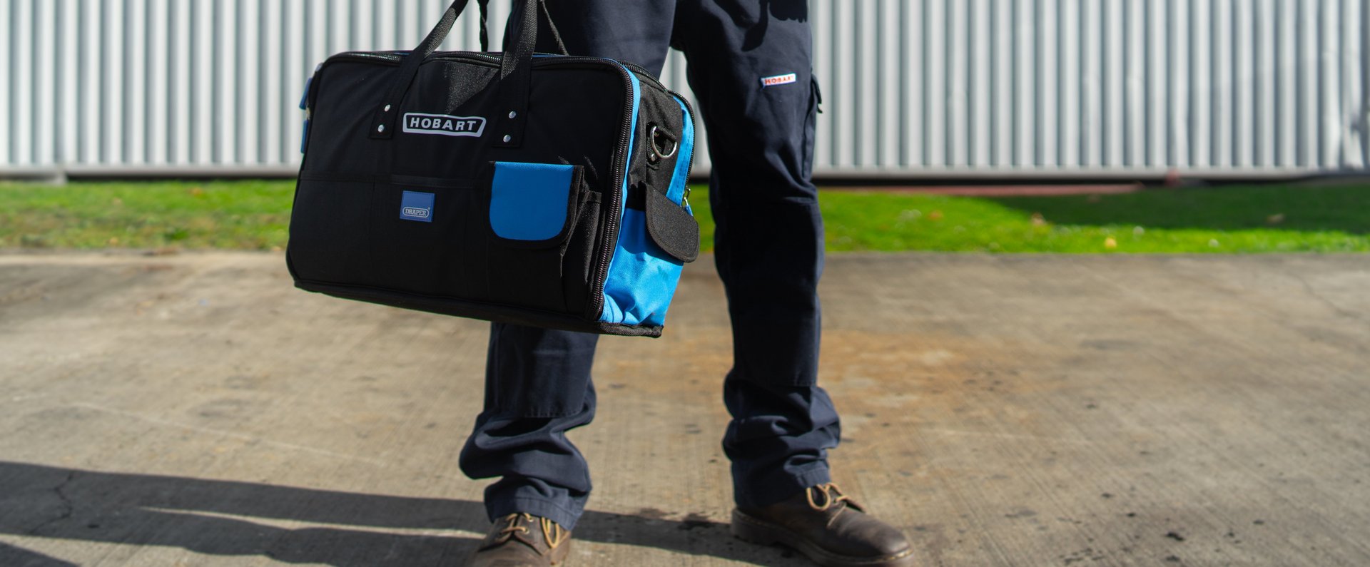 HOBART Service Technician with toolbox